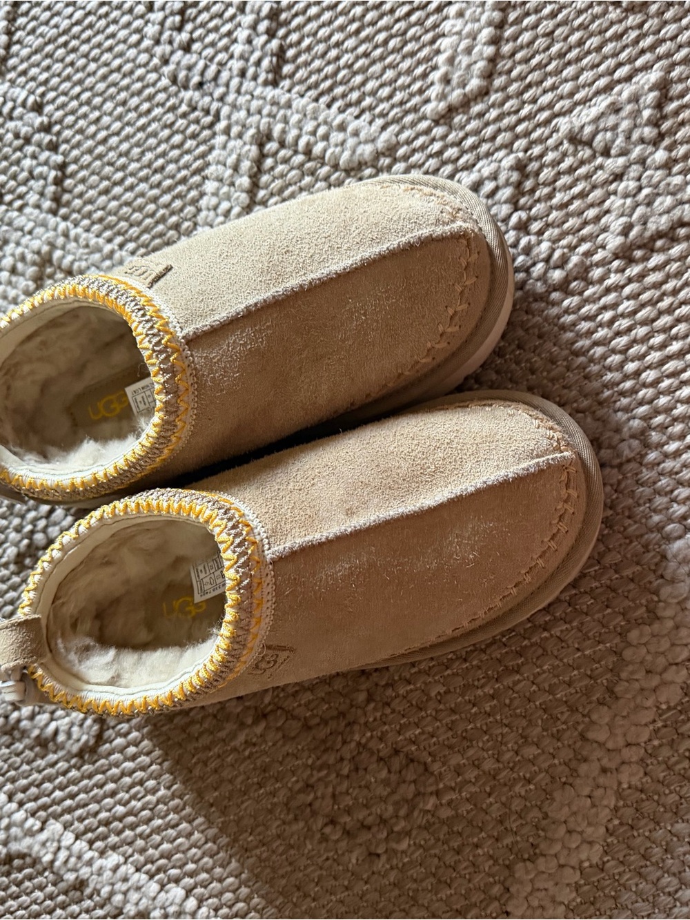 UGG Chestnut Tan Suede Cozy Slippers